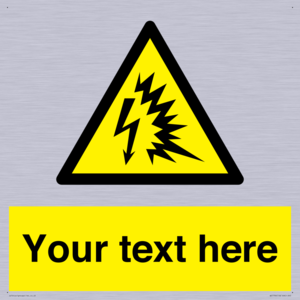 Custom warning Arc flash